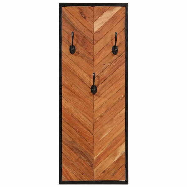 Vaatehyllyt 2 kpl 35x1x90 cm täyspuu akaasia