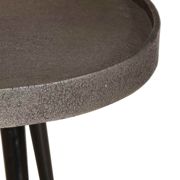 Sohvapöytä 2 kpl hopeanvärinen tekopuu