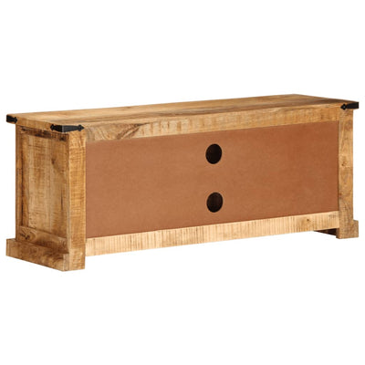 TV-taso 110x35x45 cm täysi karkea mangopuu