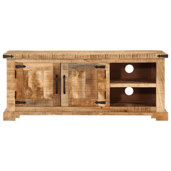 TV-taso 110x35x45 cm täysi karkea mangopuu