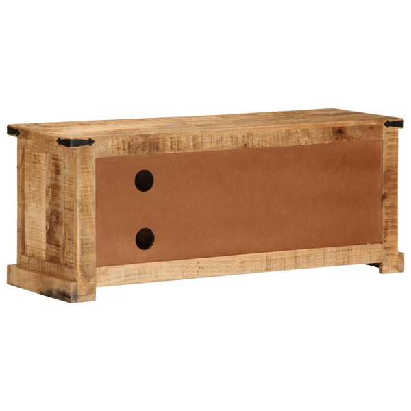 TV-taso 110x35x45 cm täysi karkea mangopuu