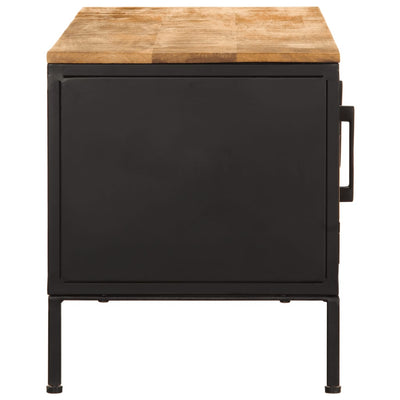 TV-taso 110x35x40 cm täysi karkea mangopuu