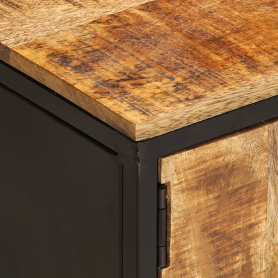 TV-taso 110x35x40 cm täysi karkea mangopuu