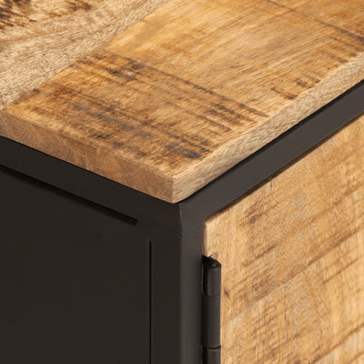 TV-taso 110x35x40 cm täysi karkea mangopuu