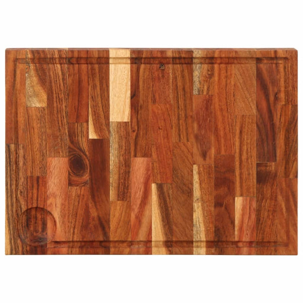 Leikkuulauta 42x30x4 cm täysi akasiapuu