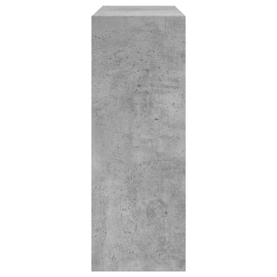 Kenkäkaappi betoninharmaa 60x21x57 cm tekninen puu