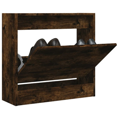 Kenkäkaappi savutammi 60x21x57 cm tekninen puu