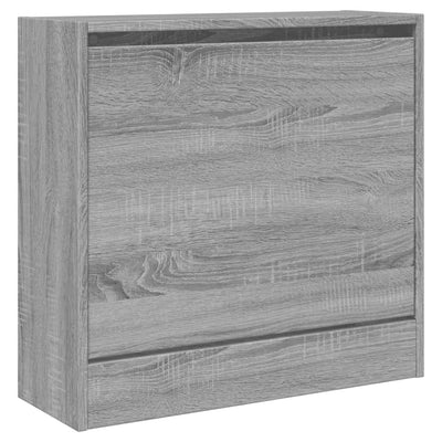 Kenkäkaappi harmaa Sonoma 60x21x57 cm tekninen puu