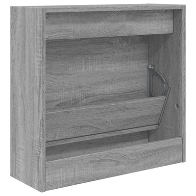 Kenkäkaappi harmaa Sonoma 60x21x57 cm tekninen puu