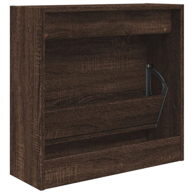 Kenkäkaappi ruskea tammi 60x21x57 cm tekninen puu