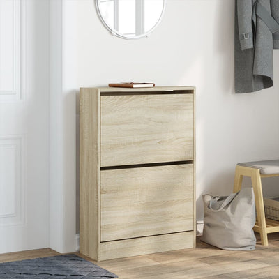 Kenkäkaappi Sonoma-tammi 60x21x87,5 cm tekninen puu