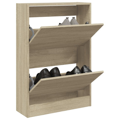 Kenkäkaappi Sonoma-tammi 60x21x87,5 cm tekninen puu