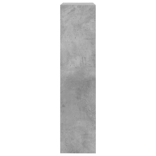 Kenkäkaappi betoninharmaa 60x21x87,5 cm tekninen puu