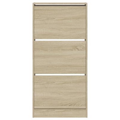 Kenkäkaappi Sonoma-tammi 60x21x125,5 cm tekninen puu