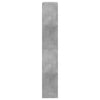 Kenkäkaappi betoninharmaa 60x21x125,5 cm tekninen puu
