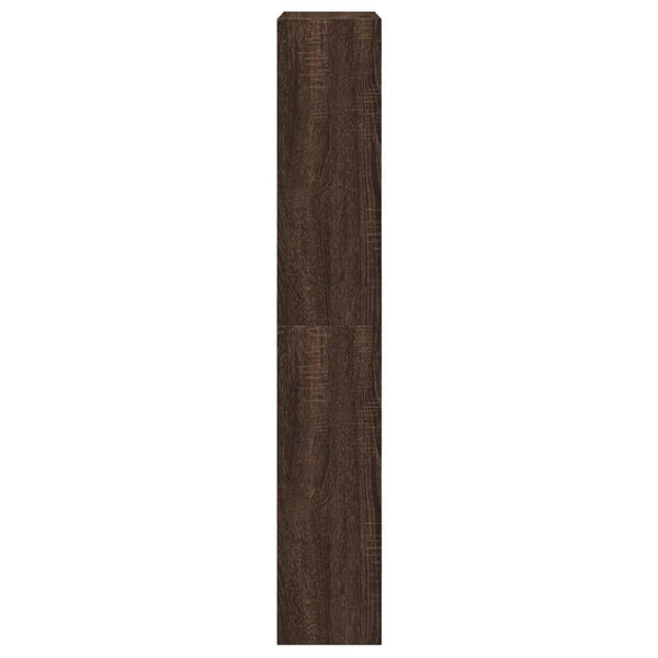 Kenkäkaappi ruskea tammi 60x21x125,5 cm tekninen puu