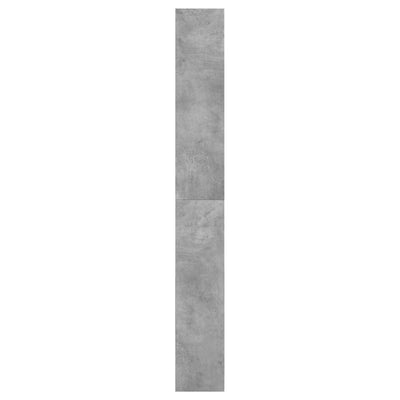 Kenkäkaappi betoninharmaa 60x21x163,5 cm tekninen puu