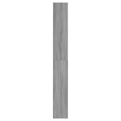 Kenkäkaappi harmaa Sonoma 60x21x163,5 cm tekninen puu