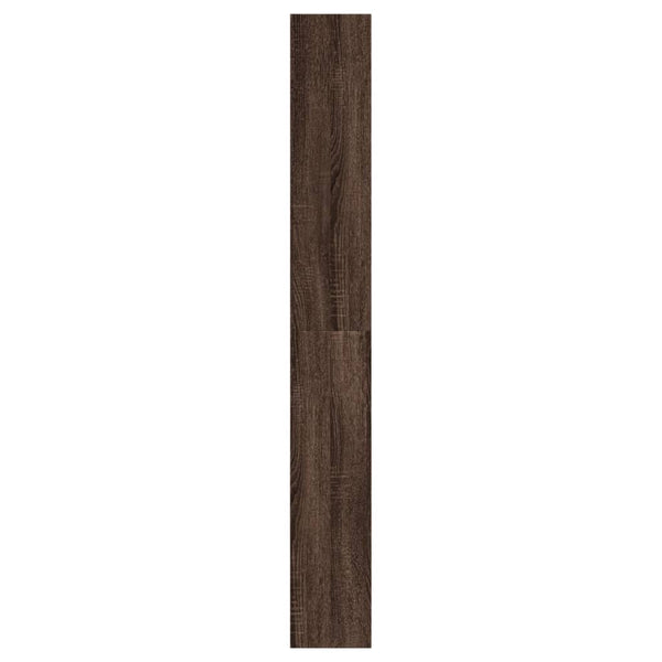 Kenkäkaappi ruskea tammi 60x21x163,5 cm tekninen puu