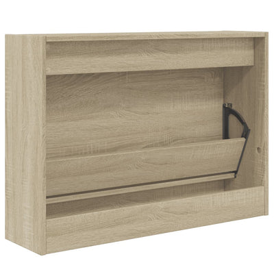 Kenkäkaappi Sonoma-tammi 80x21x57 cm tekninen puu