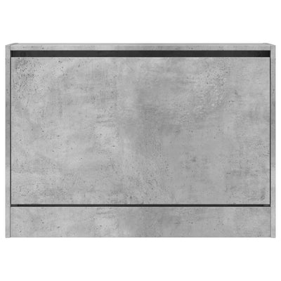 Kenkäkaappi betoninharmaa 80x21x57 cm tekninen puu