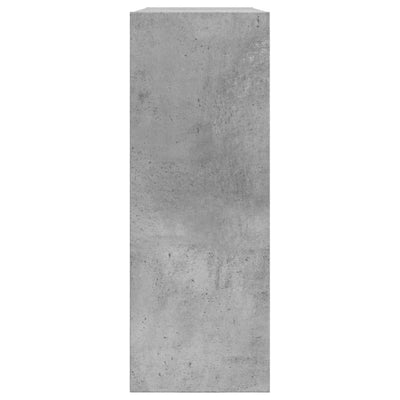 Kenkäkaappi betoninharmaa 80x21x57 cm tekninen puu