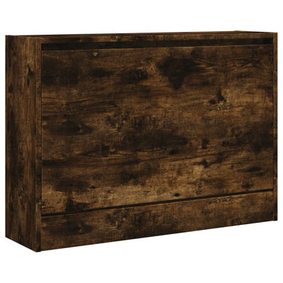 Kenkäkaappi savutammi 80x21x57 cm tekninen puu