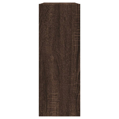 Kenkäkaappi ruskea tammi 80x21x57 cm tekninen puu