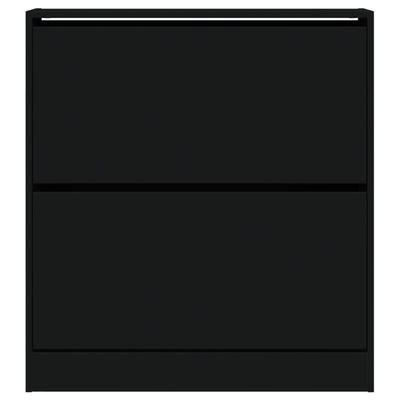 Musta kenkäkaappi Antim 80x21x87,5cm (puinen)