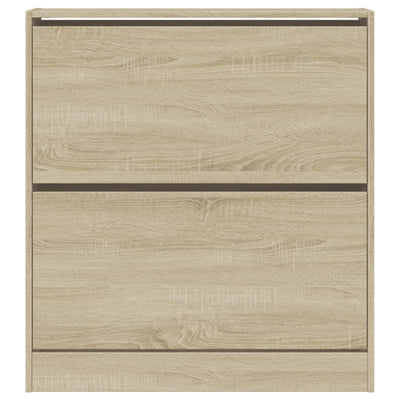 Kenkäkaappi Sonoma-tammi 80x21x87,5 cm tekninen puu