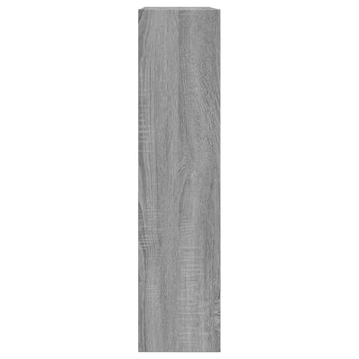 Kenkäkaappi harmaa Sonoma 80x21x87,5 cm tekninen puu