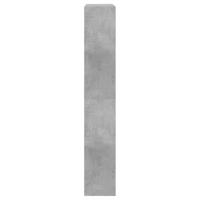 Kenkäkaappi betoninharmaa 80x21x125,5 cm tekninen puu