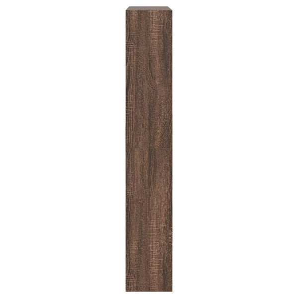 Kenkäkaappi ruskea tammi 80x21x125,5 cm tekninen puu