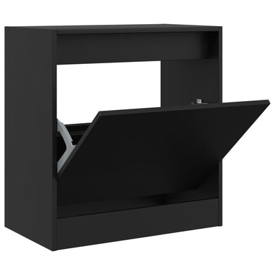 Kenkäkaappi musta 60x34x63,5 cm tekninen puu