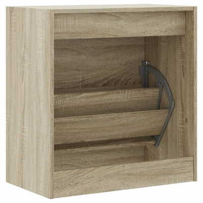 Kenkäkaappi Sonoma-tammi 60x34x63,5 cm tekninen puu