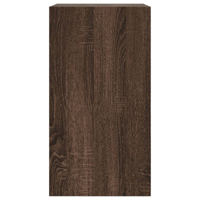 Kenkäkaappi ruskea tammi 60x34x63,5 cm tekninen puu