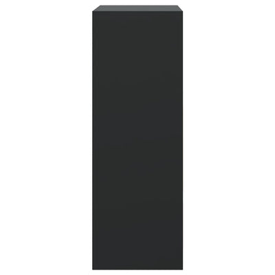 Kenkäkaappi musta 60x35x105 cm tekninen puu