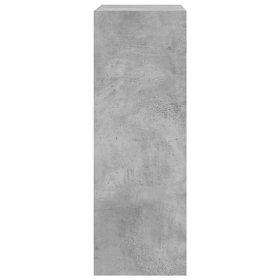 Kenkäkaappi betoninharmaa 60x34x96,5 cm tekninen puu
