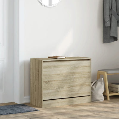 Kenkäkaappi Sonoma-tammi 80x34x63cm tekninen puu