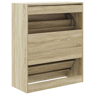 Kenkäkaappi Sonoma-tammi 80x34x96,5 cm tekninen puu