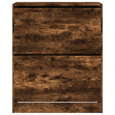 Kenkäkaappi savutammi 80x34x96,5 cm tekninen puu