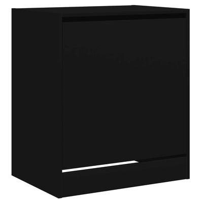 Kenkäkaappi musta 60x42x69 cm tekninen puu