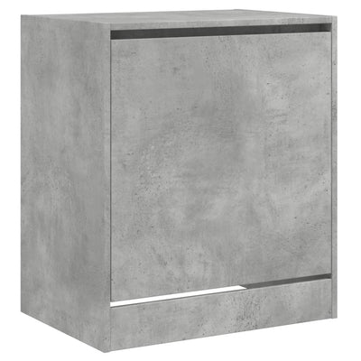 Kenkäkaappi betoninharmaa 60x42x69 cm tekninen puu