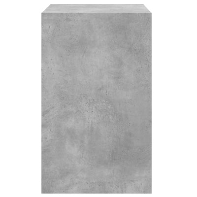 Kenkäkaappi betoninharmaa 60x42x69 cm tekninen puu