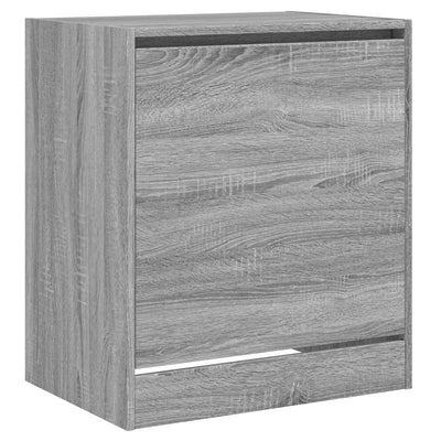 Kenkäkaappi harmaa Sonoma 60x42x69 cm tekninen puu