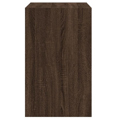 Kenkäkaappi ruskea tammi 60x42x69 cm tekninen puu