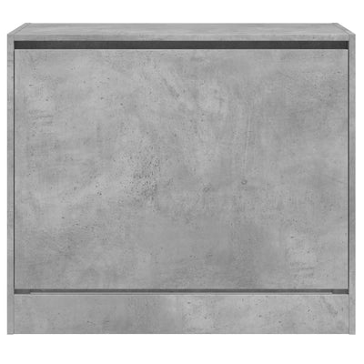 Kenkäkaappi betoninharmaa 80x42x69 cm tekninen puu