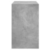 Kenkäkaappi betoninharmaa 80x42x69 cm tekninen puu