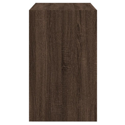 Kenkäkaappi ruskea tammi 80x42x69 cm tekninen puu