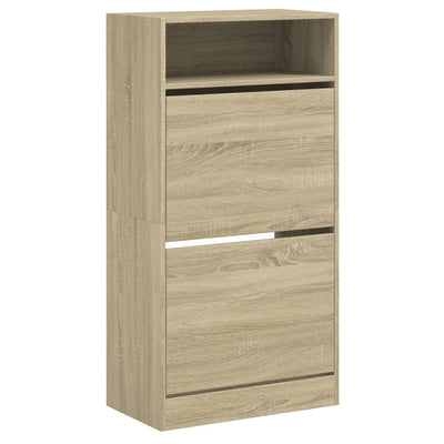 Kenkäkaappi Sonoma-tammi 60x34x116 cm tekninen puu